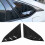 2Pcs/Set Car Rear Side Window Louver Blinds Glossy 11