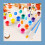 Acrylfarben-Set 12 Farben 2 Pinsel 1722,3 cm 7