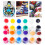 Acrylfarben-Set 12 Farben 2 Pinsel 1722,3 cm 15