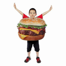 (child) Halloween Costume Fun food Hamburger ketchup Pizza cosplay costumes For adult/child