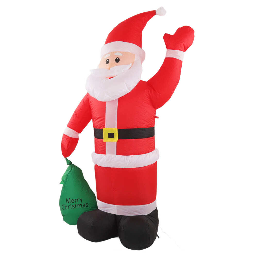 Waterproof Inflatable Santa with LED Light, 110x60x180cm for Yard & Party-image-OPC-PJJFQV7-NEW