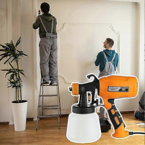 (Yellow) Strong Electric Paint Sprayers Multipurpose Paint Spray Machine Professional Powerful Paint Spray Device 1