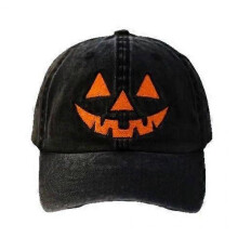 (black) Halloween Hat Autumn Style Print Hat