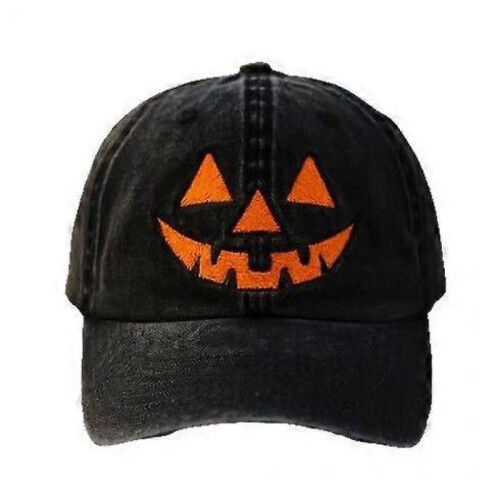 (black) Halloween Hat Autumn Style Print Hat