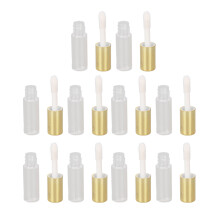 1,2 ml transparente Lipgloss-Tuben mit goldener Versiegelung, kleine Reisebehälter für DIY-Anwendungen