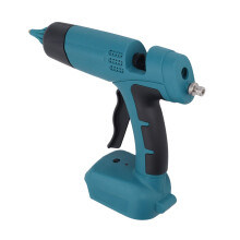 Cordless 60W Hot Melt Glue Gun for 18V Lithium Batteries, Blue