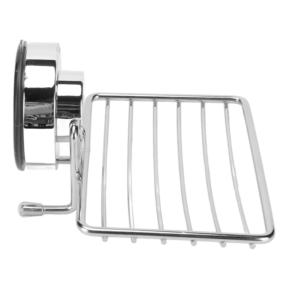 Stainless Steel Wall Mounted Soap Rack with Drain Design & Suction Cup-image-OPC-PJJFVNF-NEW