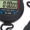Electronic Stopwatch Multifunction Sport Timer, 8x6x2cm, Includes Battery 9