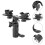 Dual Hot Shoes Flash Lamp Mount Holder Bracket For 4