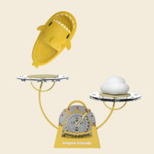 (36-37, grey) New Non-slip Shark Slippers Shower Bathroom Slippers Soft Summer Slide Sandals Fashionable And Summer Beach Slippers