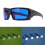 Golfball-Suchbrille PC-Linse Schwarz 3.7oz 16
