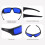 Golfball-Suchbrille PC-Linse Schwarz 3.7oz 7