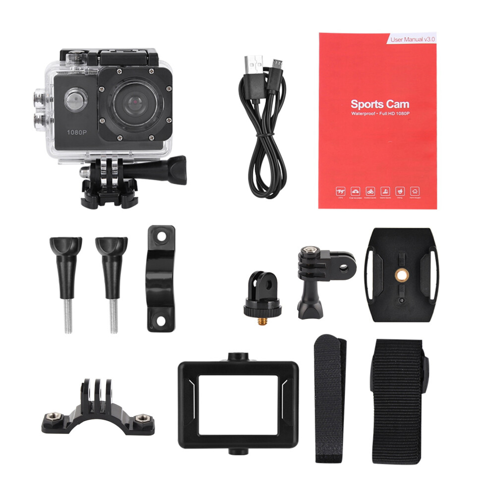1080P Hd 2Inch Lcd Screen Sports 30M Waterproof 9121376385315