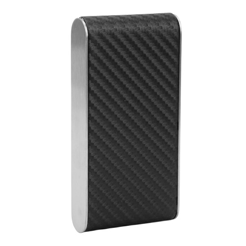 Slim Black Cigarette Case 20pcs Waterproof Dustproof Metal Box Holder 2