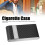 Slim Black Cigarette Case 20pcs Waterproof Dustproof Metal Box Holder 9