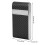 Slim Black Cigarette Case 20pcs Waterproof Dustproof Metal Box Holder 6