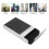Slim Black Cigarette Case 20pcs Waterproof Dustproof Metal Box Holder 8