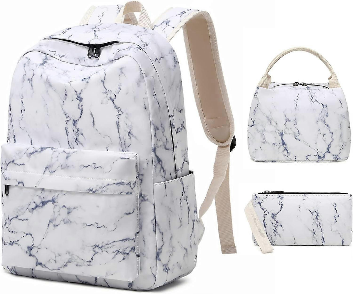 Demon Hunters Sac à Dos 3 En 1 Léger – Sac École + Sac Bandoulière + Trousse – Pour Ados & Étudiants