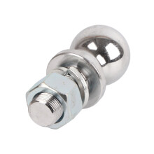 Compact 50mm Trailer Hitch Ball with Smooth Finish & Rust Resistance