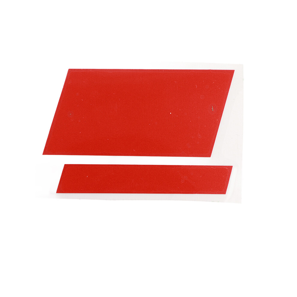 6pcs Red Reflective PET Car Wheel Decals 7x5cm for 18-21in Wheels