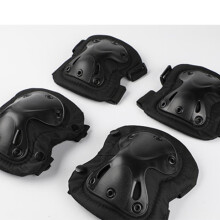 Knee and Elbow Protector Set for Motorcycle Cycling Nylon Adults