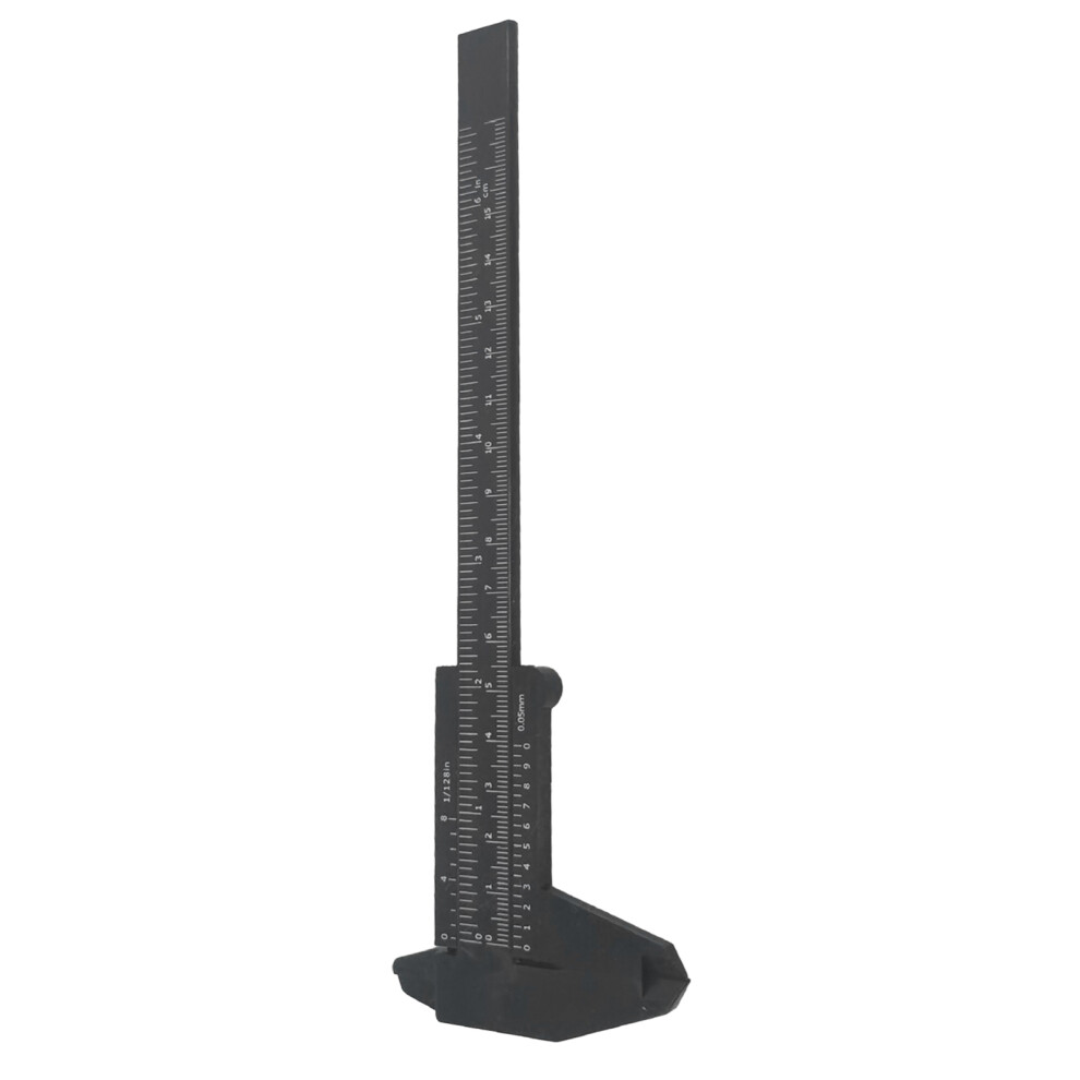 Vernier Caliper 0Â150Mm Dual Scale, Plastic & Metal, Black 4931339552150