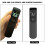 Black Mini Portable Infrared Forehead Thermometer, Contactless & Compact 3