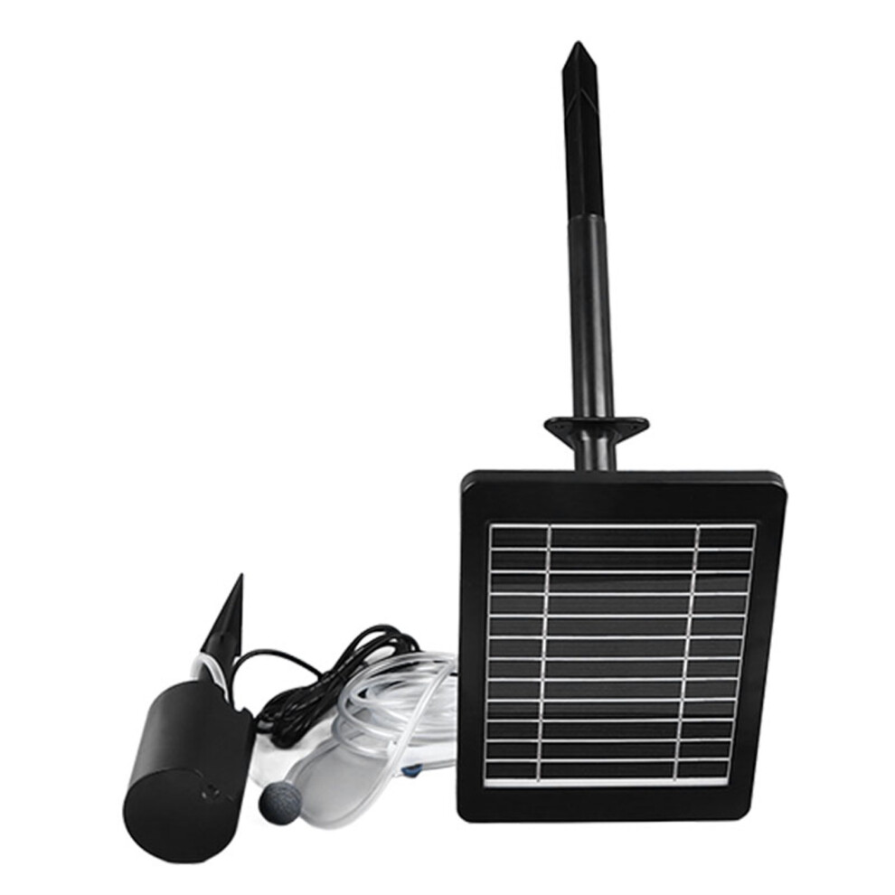 Solar Hydroponics Air Pump Ground Insertion 3