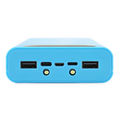 8x21700 Powerbank-Box-Kit blau ABS mit LCD 2