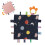 Outer Space Säuglingskomfort-Handtuch 25x25 cm Samt 15