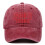 (wine-red) STRANGER THINGS Letter Embroidery Adjustable Washable Baseball Cap 1