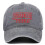 (Grey) STRANGER THINGS Letter Embroidery Adjustable Washable Baseball Cap 1