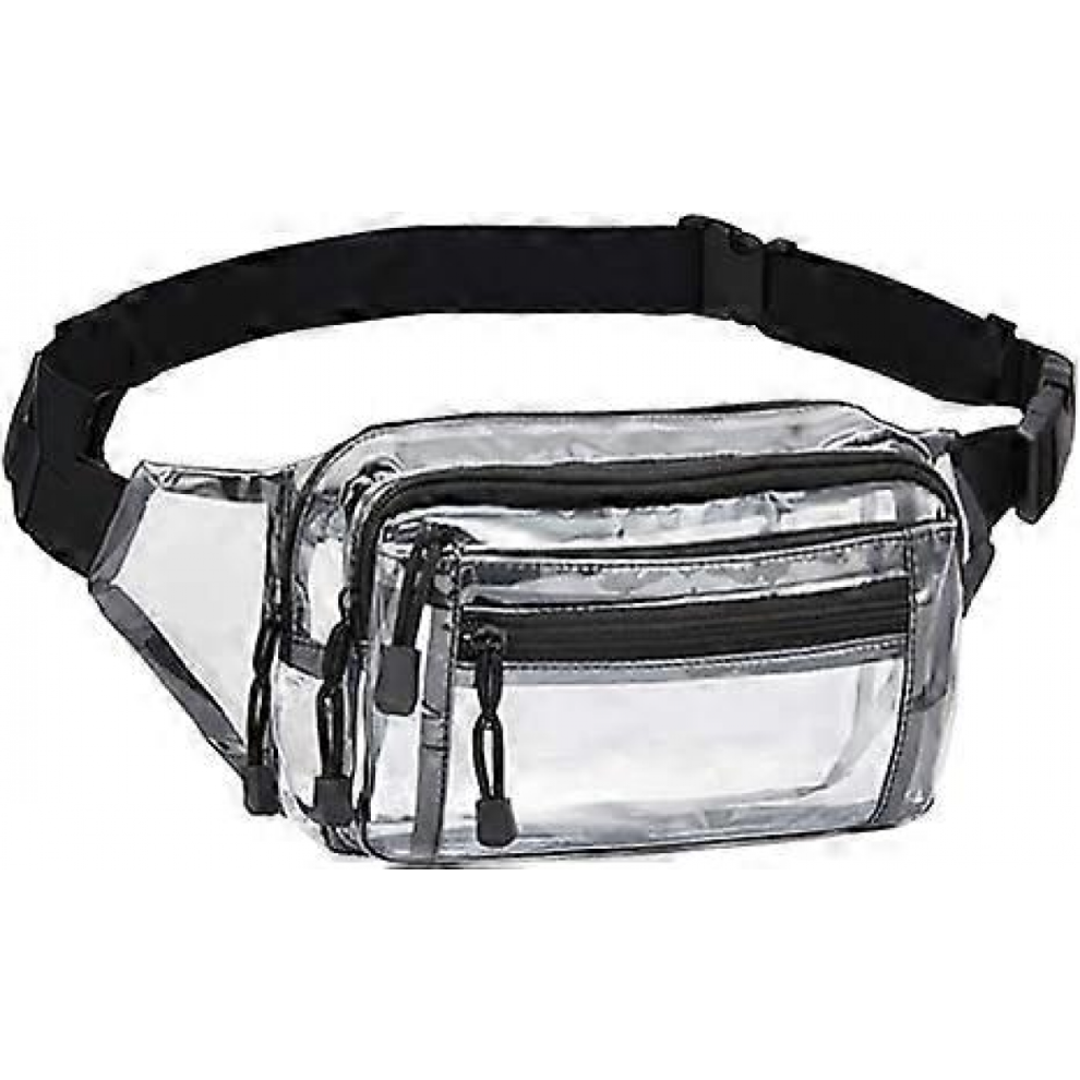 Clear Fanny Pack Stadium Approved Multi-purpose Waist Bag for Work,Travel & Sporting Event-image-OPC-PJJGRXC-NEW