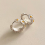 Sterling silver daisy earrings simple and elegant women's earrings 5