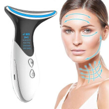 Face and Neck Massager for Skin Rejuvenation, Facial Lifting and Firming, Wrinkle Removal, Anti-Agin
