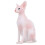 Simulation Hairless Cat Model Home Ornaments 3
