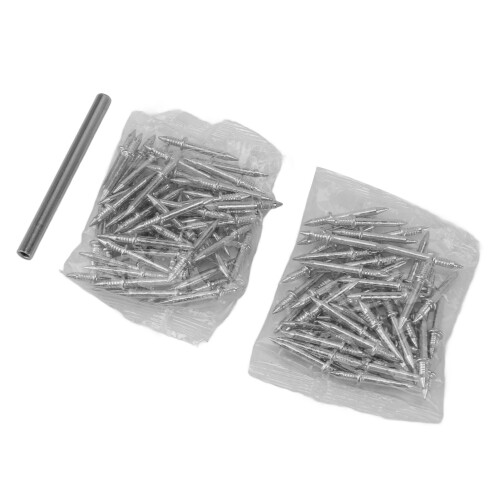 100pcs Double Head Skirting Thread Seamless Nail 2