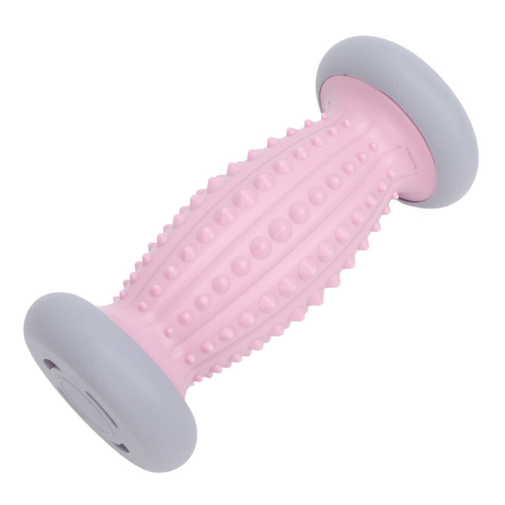 Pink Muscle-Relieving Foot Roller For Plantar Fasciitis And Heel Spurs
