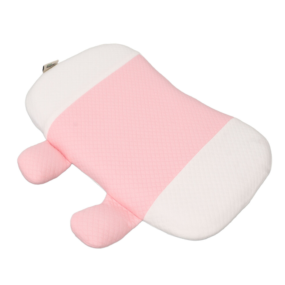 Ergonomic Baby Pillow With Ventilation For Ages 0-6 All Seasons Pink