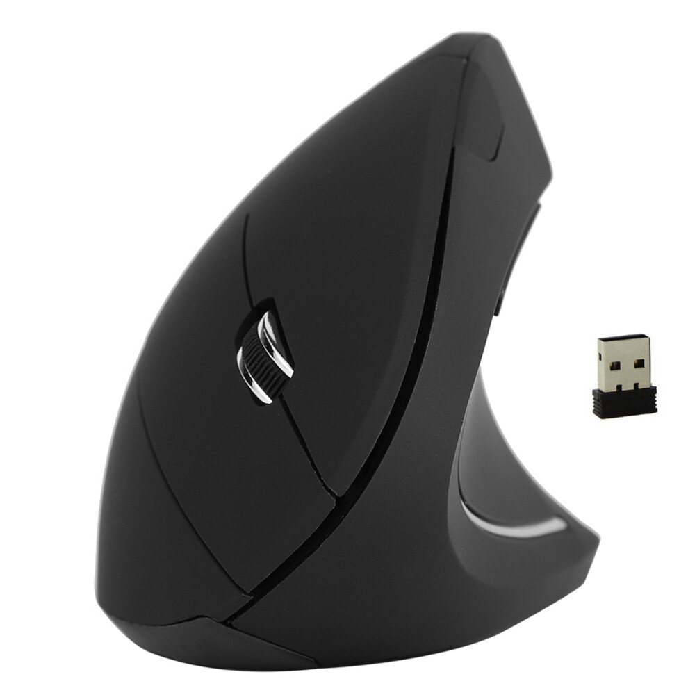 2.4Ghz Optical 1600Dpi Wireless Ergonomic Vertical Black 9121376395048