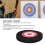 Archery Moving Target EVA Round Shoot Practice Black Red 25x25cm 12