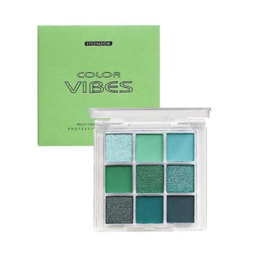Green Eyeshadow 9 Colors Avocado Stage Makeup