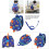 Cute Cartoon Dinosaur Baby Safety Harness Backpack 9