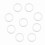 20pcs Silicone Safe O Rings Dummy Pacifier Chain 6
