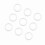 20pcs Silicone Safe O Rings Dummy Pacifier Chain 11