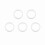 20pcs Silicone Safe O Rings Dummy Pacifier Chain 5