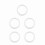 20pcs Silicone Safe O Rings Dummy Pacifier Chain 4