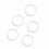 20pcs Silicone Safe O Rings Dummy Pacifier Chain 14