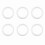 20pcs Silicone Safe O Rings Dummy Pacifier Chain 2