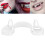 Realistic Reusable Vampire Teeth, Plastic Fake Fangs, 6x2.6cm 9